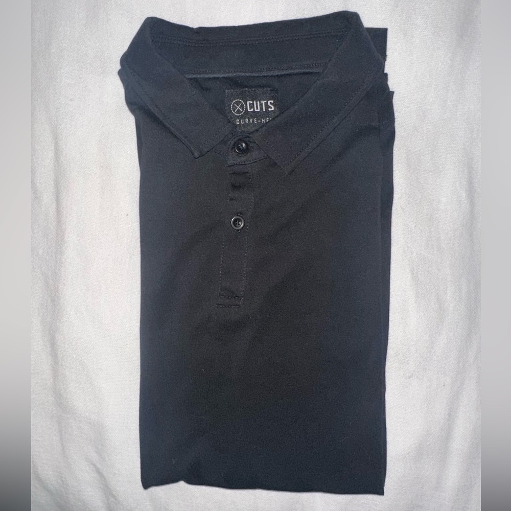 Cuts Clothing Men's Black Polo Shirt